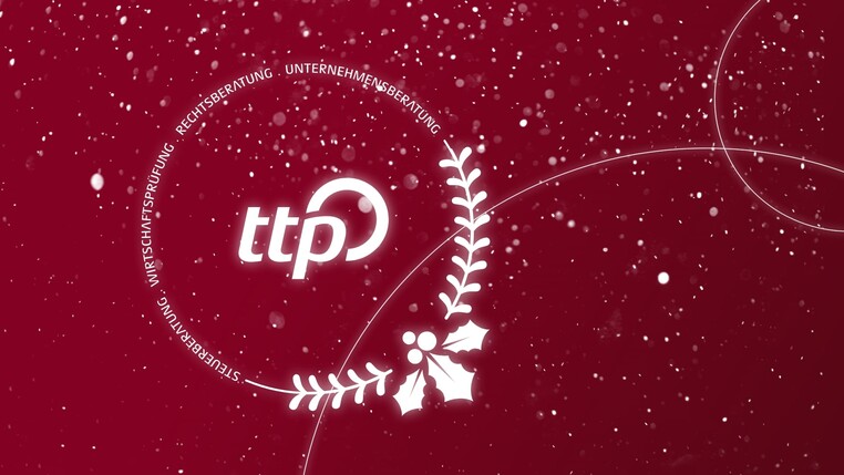 Grafik mit ttp Logo auf rotem Hintergrund